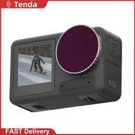 เลนส์โพลาไรเซอร์เลนส์โพลาไรเซอร์ฟิลเตอร์ CPL อะลูมิเนียมอัลลอยปรับได้ ND FL สำหรับกล้อง Osmo Action 