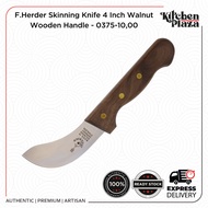 F.Herder Skinning Knife 4 Inch Walnut Wooden Handle - 0375-10,00
