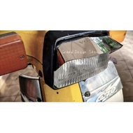 Honda C70 GBO | C90 | Head lamp CAP *CHROME* front Lamp Top Cover | Cap Lampu depan krom Honda Petak