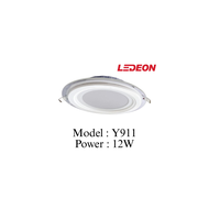 LEDEON Y911 Recessed Downlight Lampu Bilik LED 4 inch 12W 6inch 18W Round 6500K Daylight 2years Warr