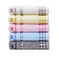 Korean Hallmark Club Check Towel 165g 5 types, 5 pieces