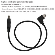 Replace Mini to DC2 Camera Control Cable for MOZA Air, Aircross, Air2, Aircross2, Aircross3, Mini-P for Nikon D7200, D7100, D7000, D5500, D5300, D5200, D5100, D5000, D3300