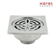 Karat Faucet ตะแกรงกันกลิ่นแบบเหลี่ยม หน้าแปลน 4.5 นิ้ว SUS304 รุ่น KA-57-832-ST
