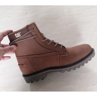 Genuine Leather Caterpillar Men's Shoes Men's Work Boots Outdoor Hiking Boots