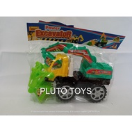 Small Plastic Power Excavator Dozer Toy for Boys