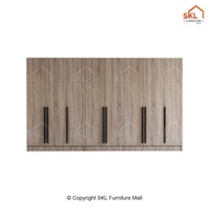 CACIEL 6X8FT WARDROBE / 6 KAKI ALMARI BAJU  / almari baju /kabinet baju / almari baju budak