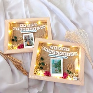 3D DRIED FLOWER FRAME | DRIED FLOWER FRAME GIFT