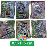 20 pcs coloring small watercolors kids activity set