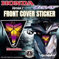 Honda Beat Front Sticker / Honda Beat Front Cover Sticker / Honda Beat Accessories Honda Beat Fi Acc