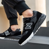 【Official】 New BoonlrrNew Balance cool run NB580 ซีรีส์รองเท้าผู้ชายย้อนยุคจับคู่รองเท้าวิ่งกีฬาลำลอ