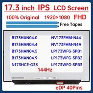 17.3" 144Hz Laptop LCD Screen N173HCE G33 N173HCE-G33 B173HAN04.4 For Lenovo Legion 5-17ACH6H 5-17IT