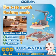 Walker for Baby girl Rocking Baby walker for baby boy with toy & music Free umbrellaFor 6-36 month
