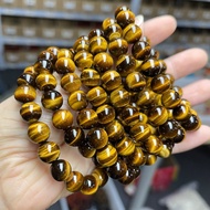 Tel: Jingde Jewelry 7A Natural Yellow Tiger Eye Stone Bracelet Men Women Style Tiger Eye Stone Round