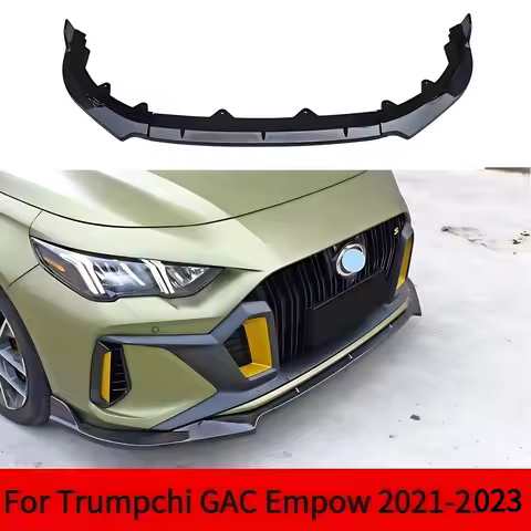 For Trumpchi GAC Empow 2021 2022 2023 2024 Front Bumper Lip Chin Diffuser Body Kit Spoiler Deflector