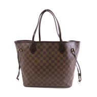 LOUIS VUITTON Damier Neverfull PM金扣肩背袋啡色