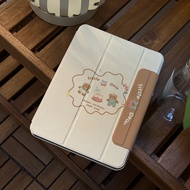 เคส iPad แบบบางและน้ำหนักเบาพร้อมขาตั้งแบบหมุนได้พร้อมดูดซับแม่เหล็กสำหรับ Apple iPad 11 นิ้ว 13 นิ้