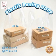 Thick Transparent HDPP Plastic Bag | Plastic Bags Food GradeBENINGs 15x34 24x42 28x48 | Food Packing