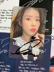 IU 李知恩 親筆簽名小卡