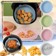 【Ready Stock】 ☋ E05 Air Fryer Baking Pan Air Fryer Silicone Mat Baking Pan Accessories