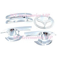 BT50 BT-50 Year 2012-2020 Cab Model Scratch-Resistant Socket Handle Cover Tank Chrome Color BT50 BT5