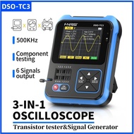 Popular FNIRSI Handheld Oscilloscope Transistor Tester Signal Generator Three-in-One DSO-TC3