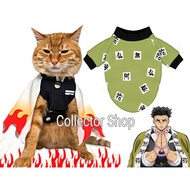 Pet Cosplay funny tik tok Kimetsu No Yaiba Cat Dog Shirt Anime Costume baju tanjiro gyomei sanemi