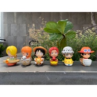 Set of 6 genuine McDonald's One Piece movie characters