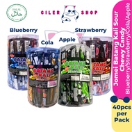 Jomei Batang Kali Strawberry Blueberry Apple Cola Pineapple Flavoured Sour Chewy Candy 40pcs 20pcs 1