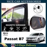 Volkswagen Passat B7 Fit Magnetic Sunshade [4pcs] Accessories Automotive