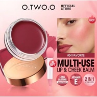 0.TWO.O Hydrating Gloss Lip & Cheek balm Water Tint Lip Cream Moisturizes Plump Lips Makeup - Lip&Ch