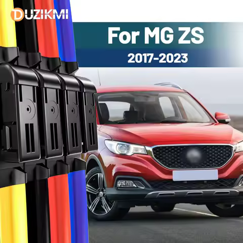 For MGZS MG ZS 2017-2023 2018 2019 2020 2021 2022 2pcs Front Windshield Windscreen Wiper Blades Red 