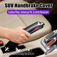 Carbon Fiber Handbrake Cover Protector SUV Decor Cover Car Universal Decor Cover