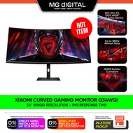 [MY Set] Xiaomi Curved Gaming Monitor G34WQI 34'' WQHD 180Hz Refresh Rate - 3 Years Xiaomi Warranty