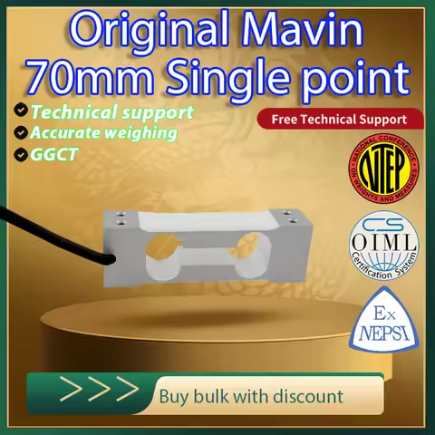 Original MAVIN ZZPH6 High Precision Load Cell 0.3kg-10kg Aluminum Alloy Single Point Weigh Sensor NA