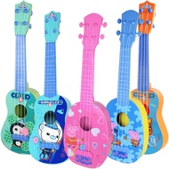 ◒も❤guitar❤Mukita by BLW guitar / Gitar acoustic standard beginner packageGenuine Piggy Peppa toy ukulele Peggy children'