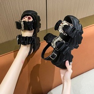 Super Beautiful 8CM Chiffon Strap Sandal X480-411