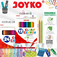 JOYKO Crayon / Erasable Crayon Erasable Crayon Clean Crayon 12 Colors / 24 Colors