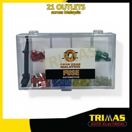 80PCS 10A-30AMP Mini Car Plug Fuse Set