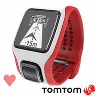 【精品3C】 TomTom Runner Cardio GPS GPS運動心率錶(白紅)_路跑教練許績勝 體驗推薦