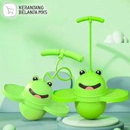 Jumping Balance Ball Frog with Air Tank Toy
