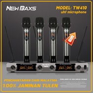 New Baxs TW410 Handheld Wireless Microphone 4 Handheld Wireless Microphone 800MHZ Fixed Frequency 4 