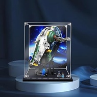 Acrylic Display case with Screw for Lego® Jango Fett's Firespray-Class Starship 75409(Lego Set is no