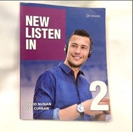 【二手】NEW LISTEN IN 2 / David Nunan, Jeff Curran/Cengage 聽力書籍 英文聽力