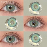 Eyeshare Estonia Green 1pair/2pcs Color Contact Lens Bigeyes 14.5mm Natural Soft Contact Lense