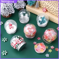 [Ready Stock] 10pcs Christmas DIY Snow Globe Christmas Gift Ideas Christmas Decoration Christmas Gif