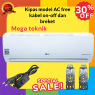 KIPAS ANGIN MODEL AC INDOOR / KIPAS ANGIN AC MANUAL / EKS DARI DARI AC DI BIKIN KIPAS DAN SUDAH DI B