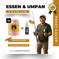 FarmprimeXBandit Catfish Essence Gacor Package (L) 15ml & Ready-to-Use Bait 300g Veren Jam Aroma (PR