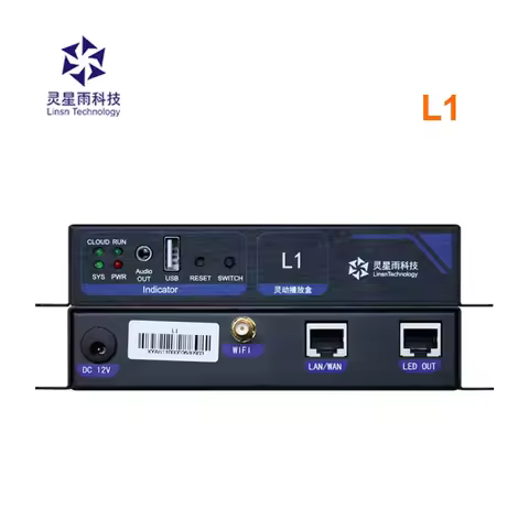 LINSN L1 L2 L3 L4 L6 Asynchronous Player LED Video Control System Box with USB