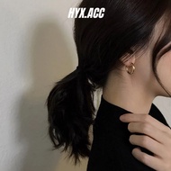 Women's Earrings Simple round Earrings Autumn and Winter Temperament Earrings Loop Earrings