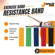 Exercise Band Yoga Gym Hip Training Resistance Band Workout Set Elastic Fisio Band Getah Kaki Traini